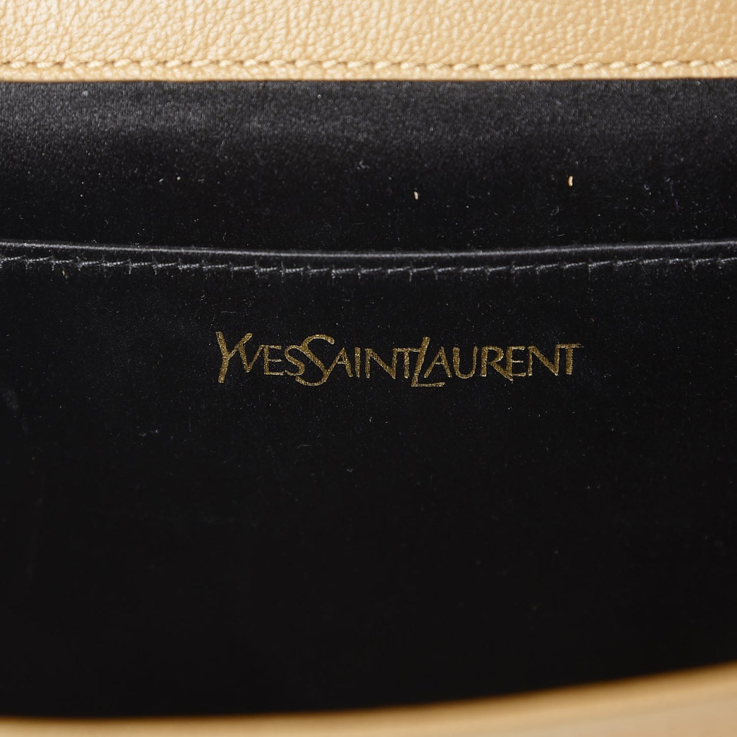 Calfskin Monogram Large Belle De Jour Clutch Beige