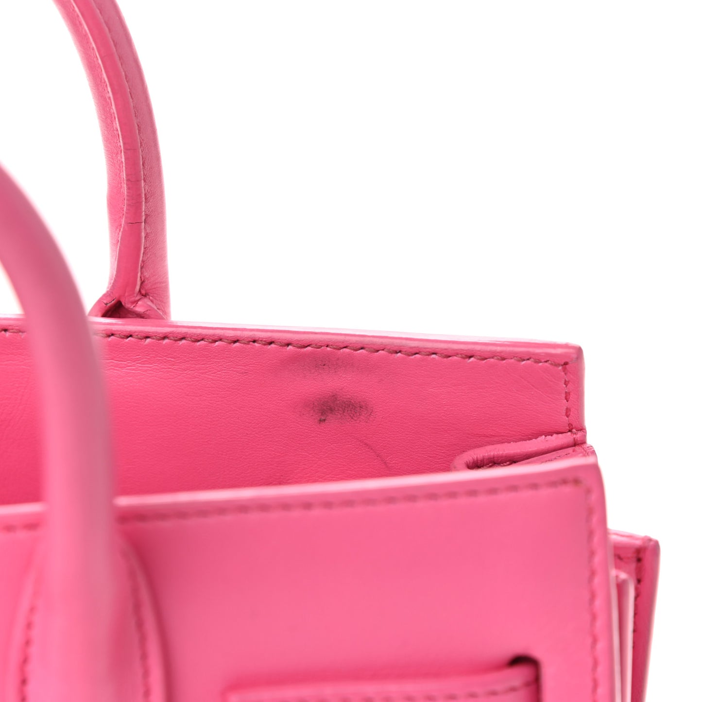 Calfskin Nano Sac De Jour Lipstick Fuchsia