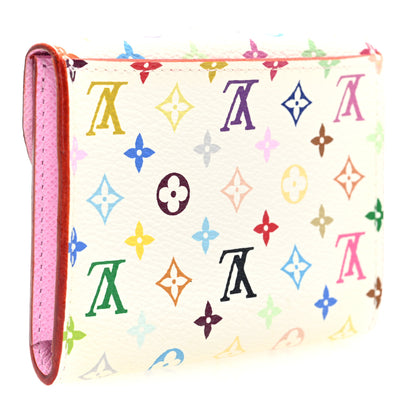 Louis Vuitton Monogram Multicolor Business Card Holder White Litchi 3 of 6