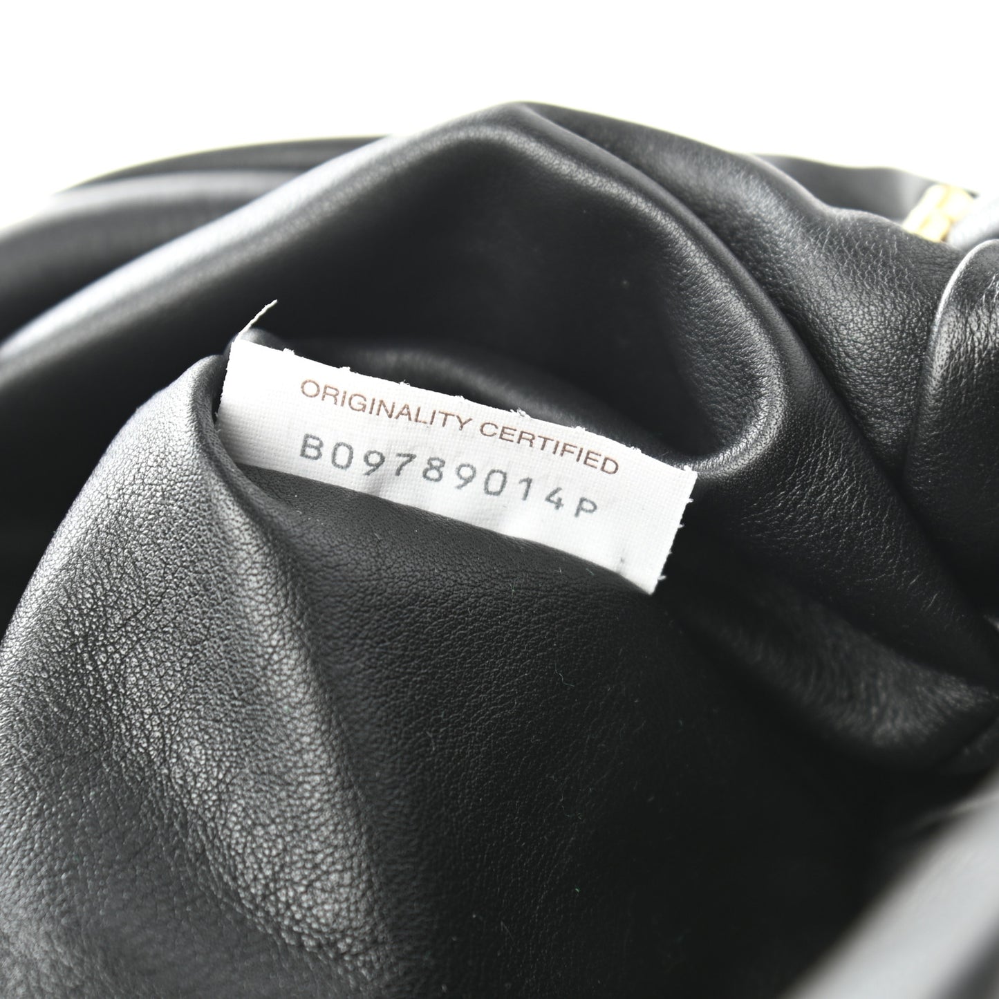 Smooth Butter Calf The Pouch Oversized Clutch Black