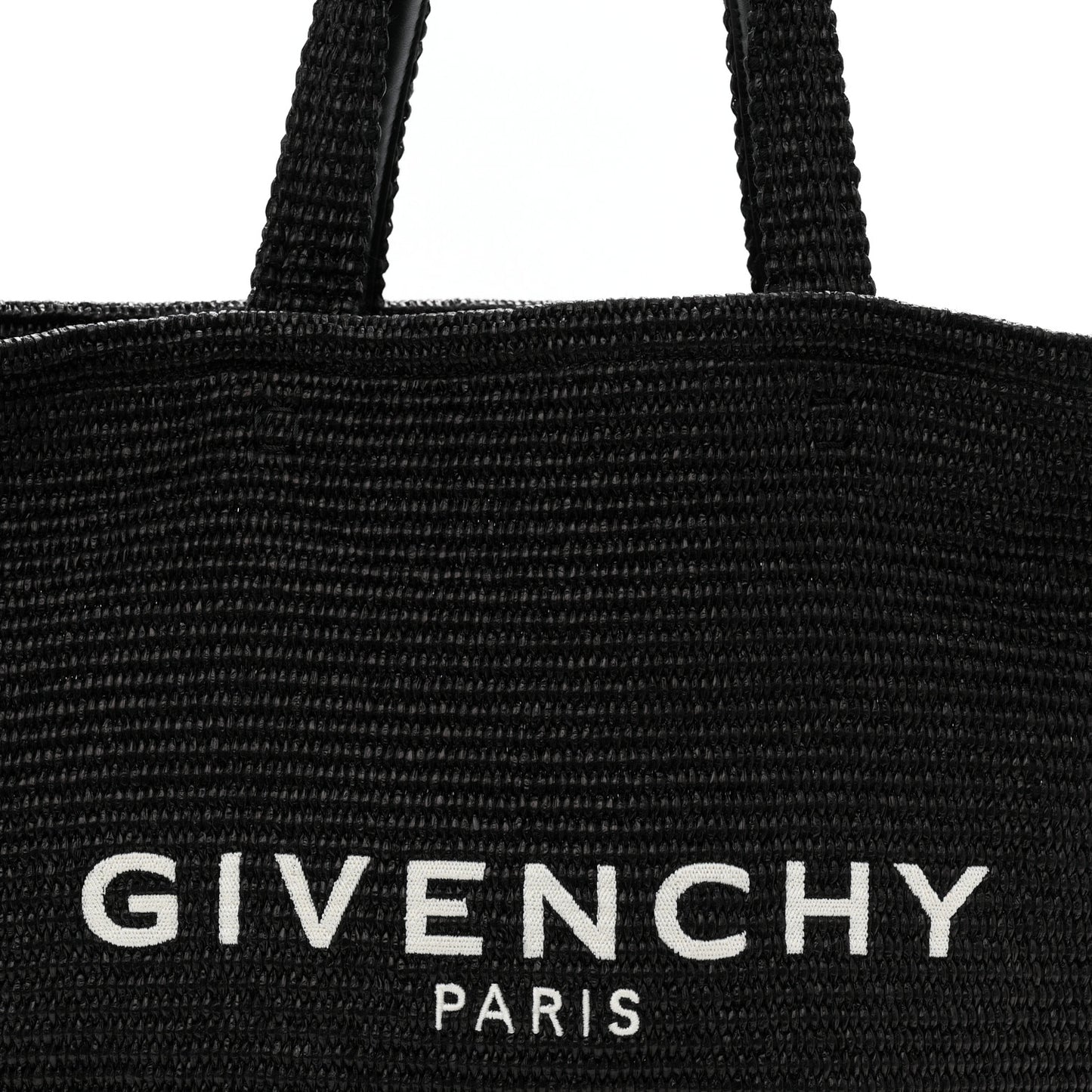 Raffia Medium G Tote Black