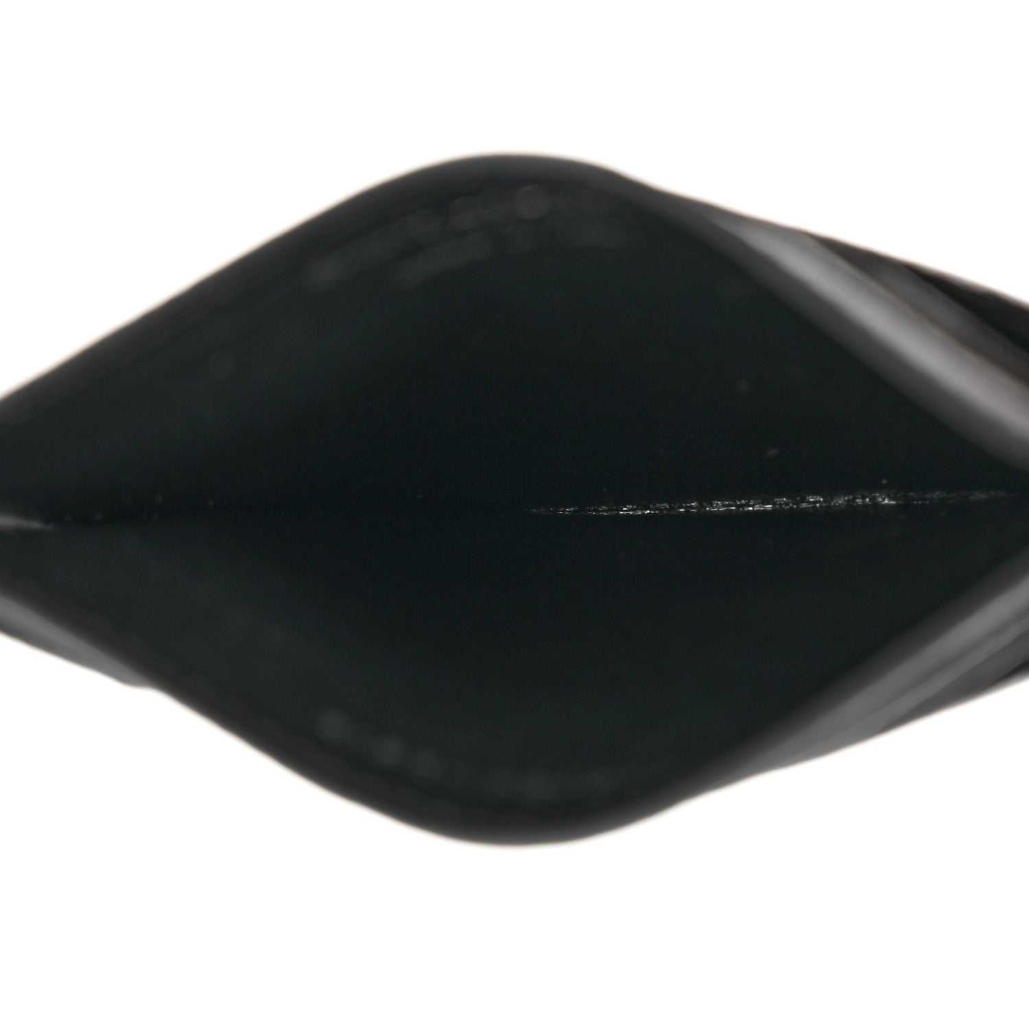 Saint Laurent Grain De Poudre Matelasse Chevron Monochrome Monogram Credit Card Case Black 4 of 7