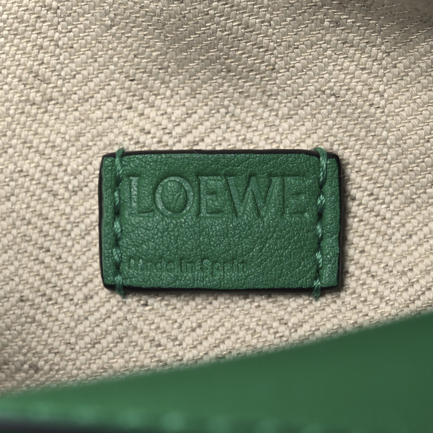 Loewe Calfskin Mini Puzzle Bag Jungle Green 6 of 13