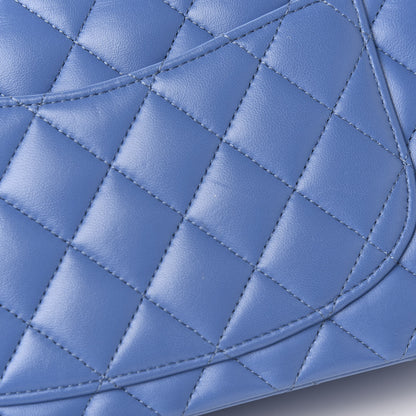 Chanel Lambskin Quilted Small Double Flap Blue 8 of 11
