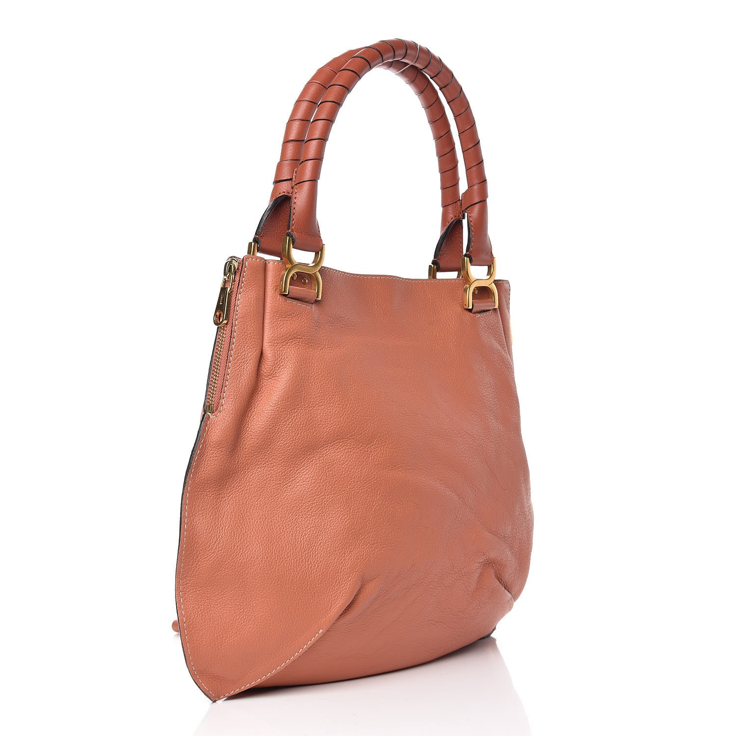 Chloe Calfskin Large Marcie Tote Coral 3 of 11