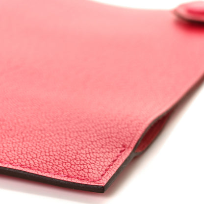 Hermes Chevre Chamkila Tarmac PM Passport Holder Rose Extreme 8 of 9
