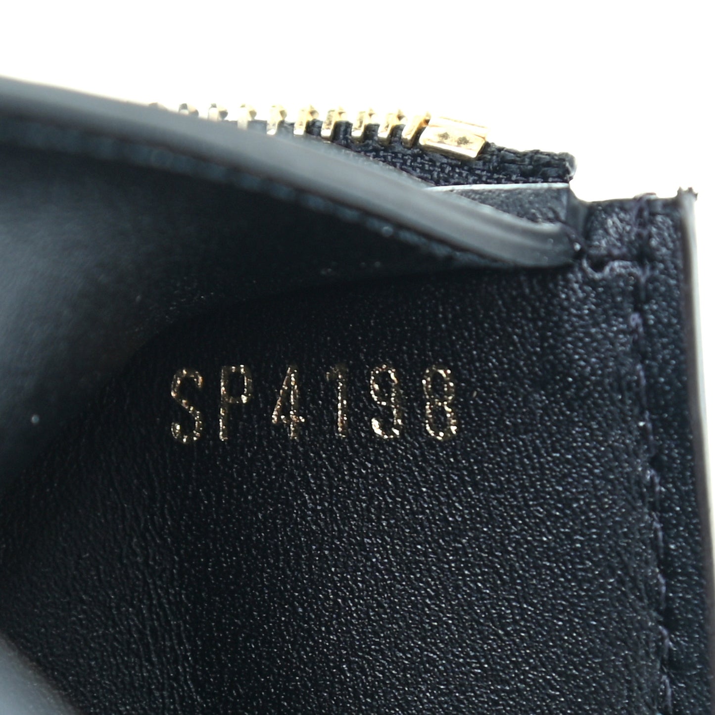 Monogram Flower Lock Compact Wallet Black