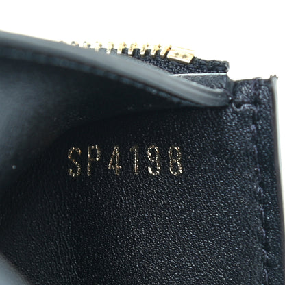 Louis Vuitton Monogram Flower Lock Compact Wallet Black 7 of 7