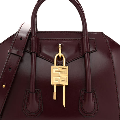 Givenchy Box Calfskin Mini Lock Antigona Oxblood Red 8 of 10