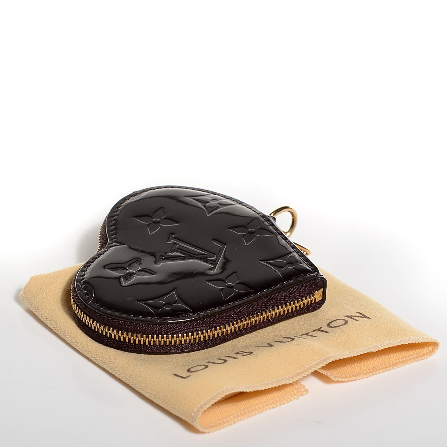 Louis Vuitton Vernis Coeur Heart Coin Purse Amarante 4 of 7