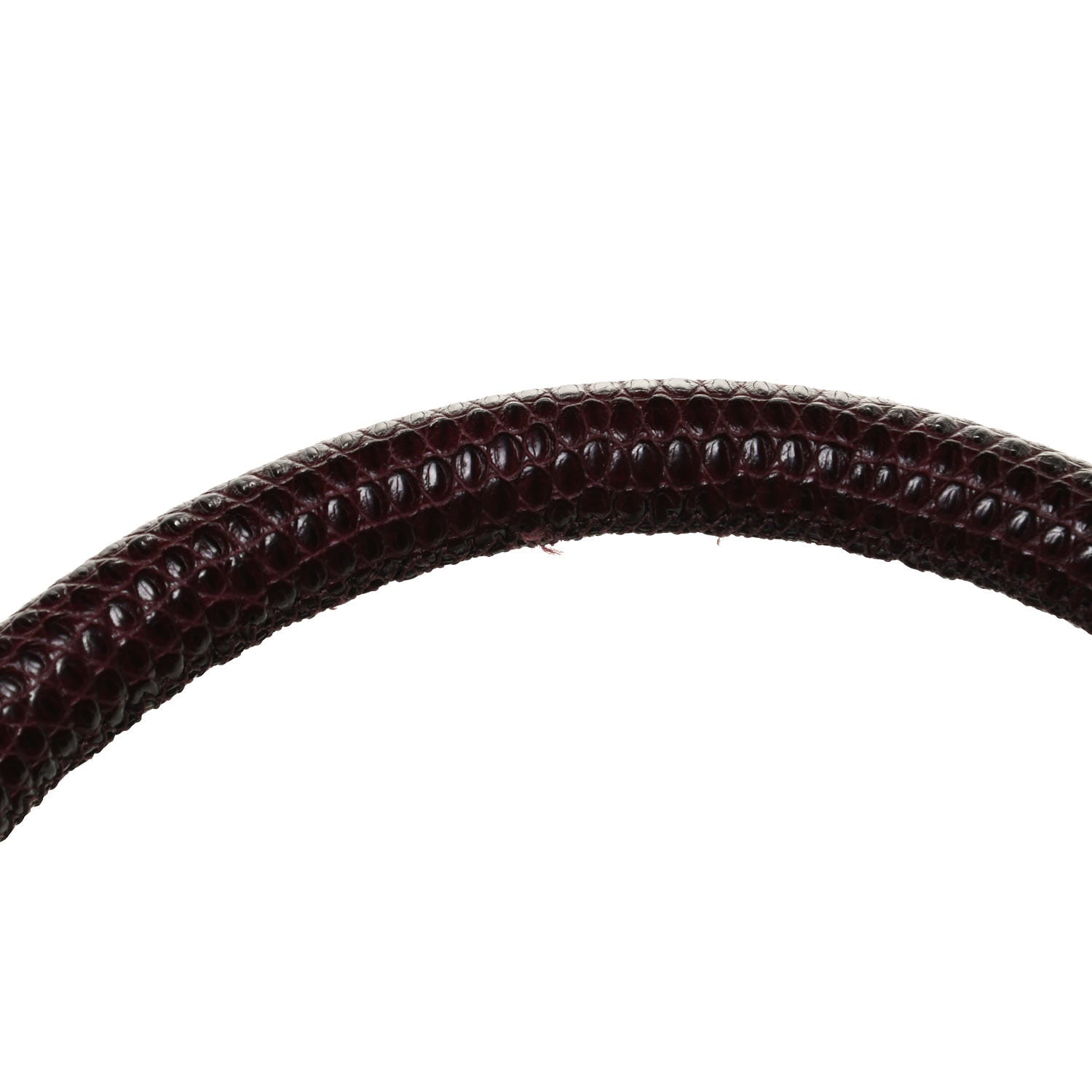 Chanel Caviar Lizard Quilted Medium Coco Handle Flap Burgundy 13 of 17