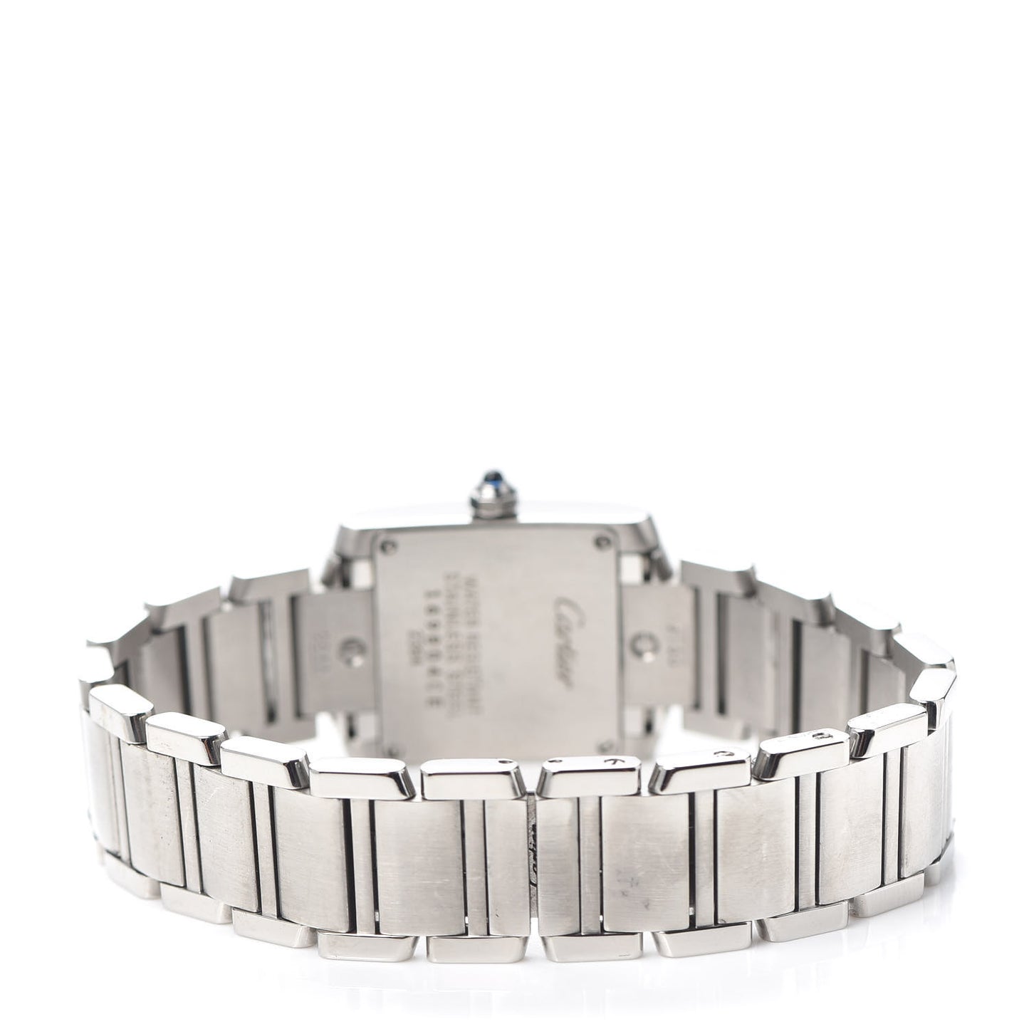 Stainless Steel 20mm Tank Francaise Quartz Watch