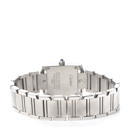 Cartier Stainless Steel 20mm Tank Francaise Quartz Watch 3 of 5