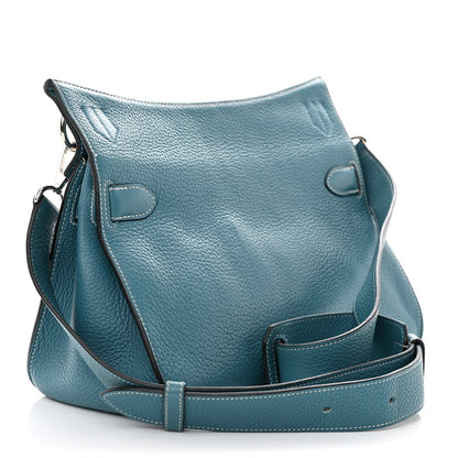 Hermes Taurillon Clemence Jypsiere 31 Blue Jean 3 of 11