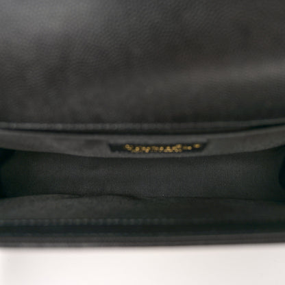 Chanel Caviar Quilted Medium Boy Flap Black 5 of 11