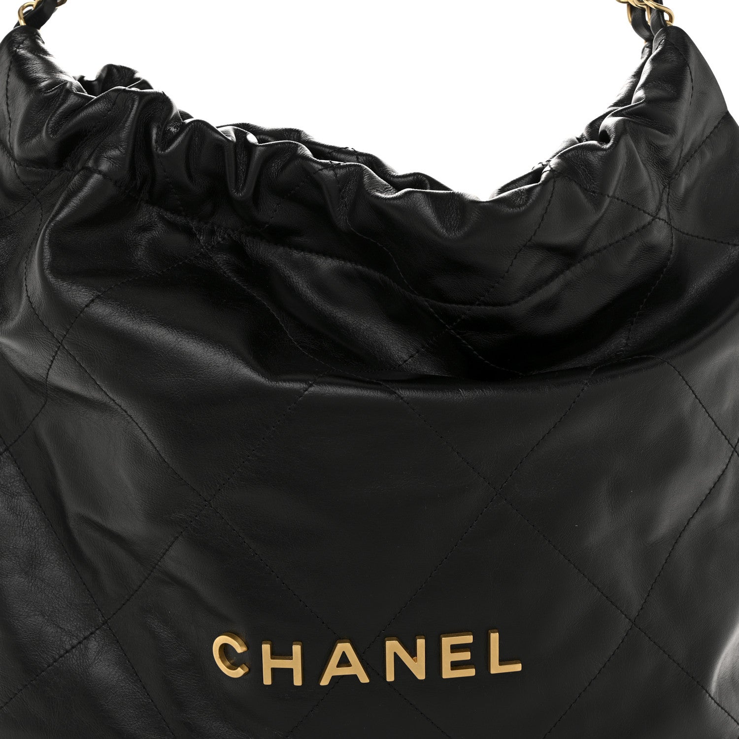 Chanel Shiny Calfskin Quilted Chanel 22 Black 9 of 12