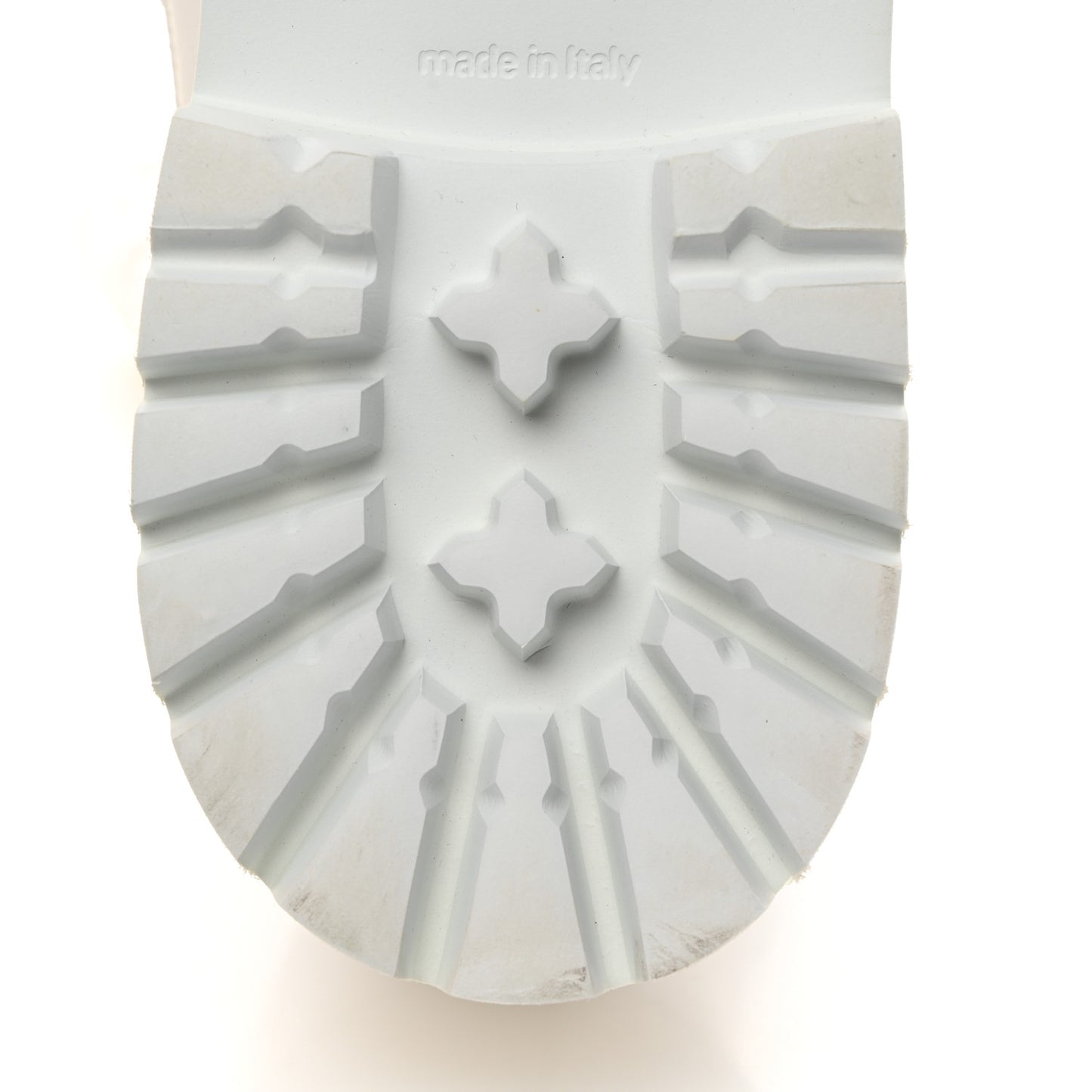 Calfskin Monogram Embossed Neoprene Mens Landscape Ankle Boot 8 White
