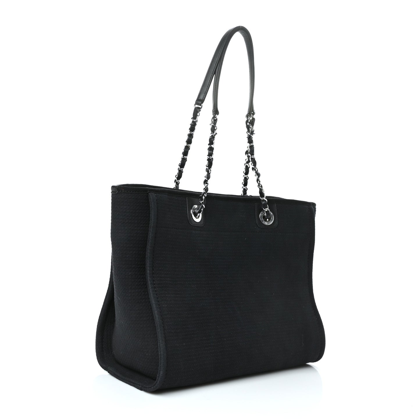 Mixed Fibers Small Deauville Tote Black