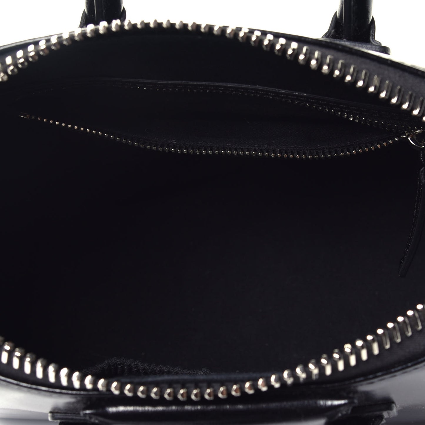 Shiny Lord Calfskin Mini Antigona Black