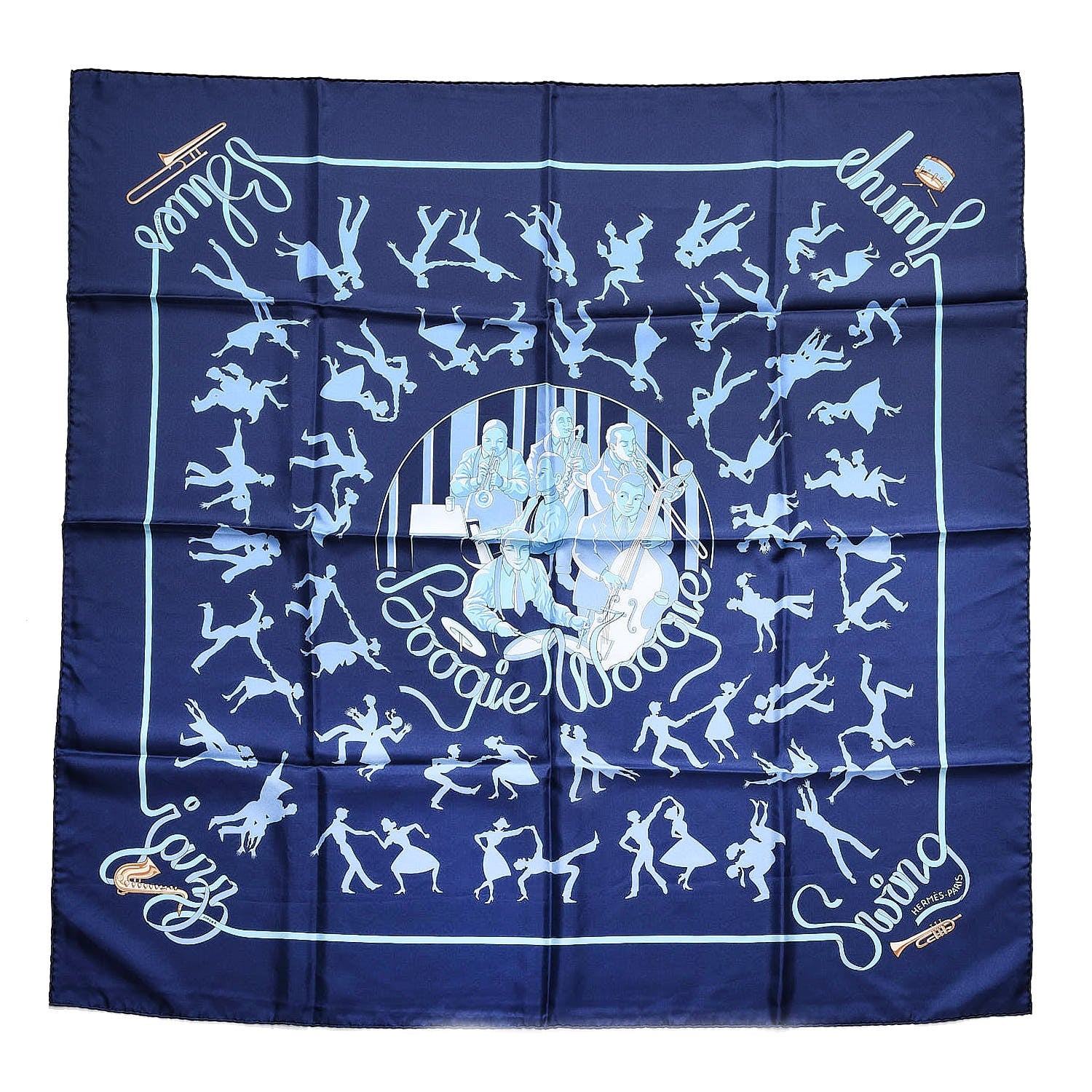 Hermes Silk Boogie Woogie Scarf 90 1 of 6
