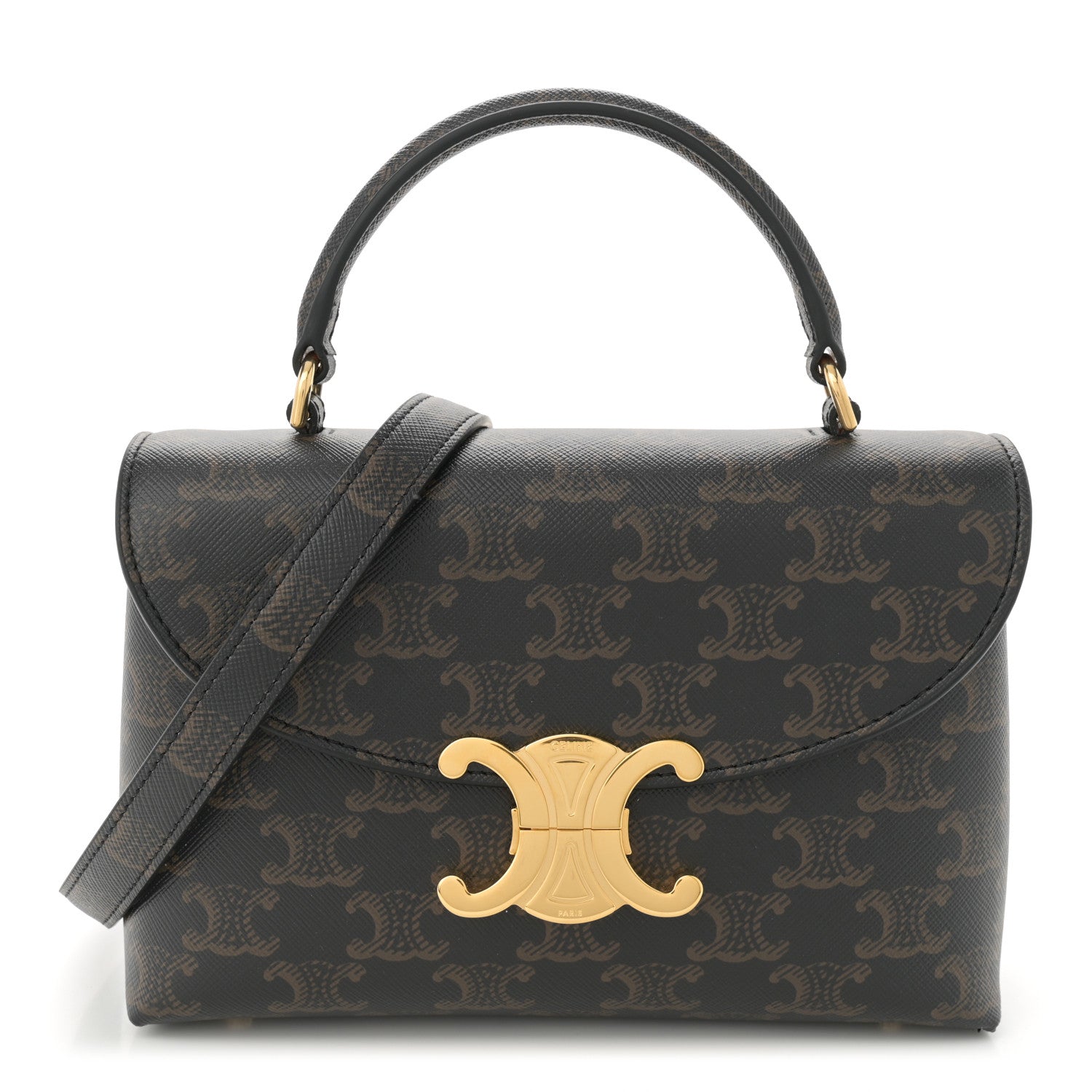 Celine Triomphe Canvas Teen Nino Tan 1 of 10