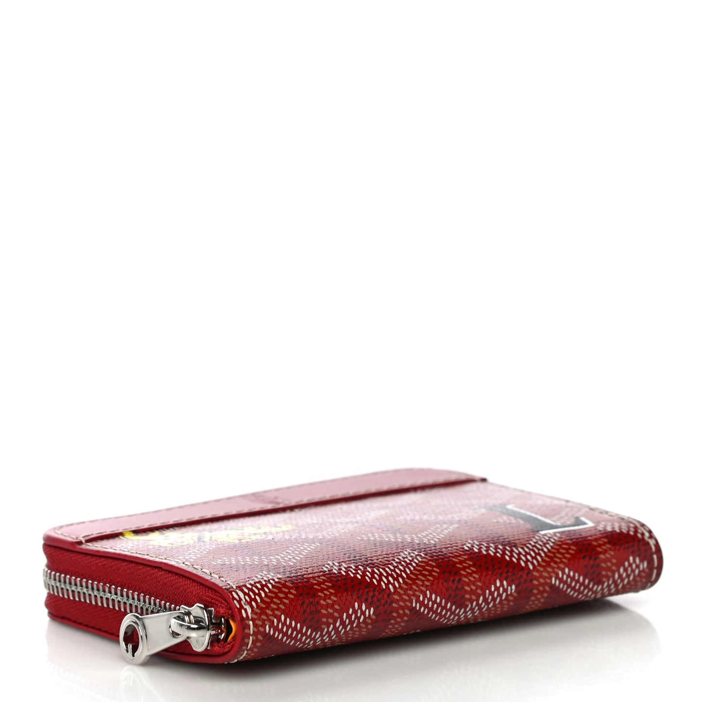 Goyardine Matignon Porte Monnaei Wallet Red