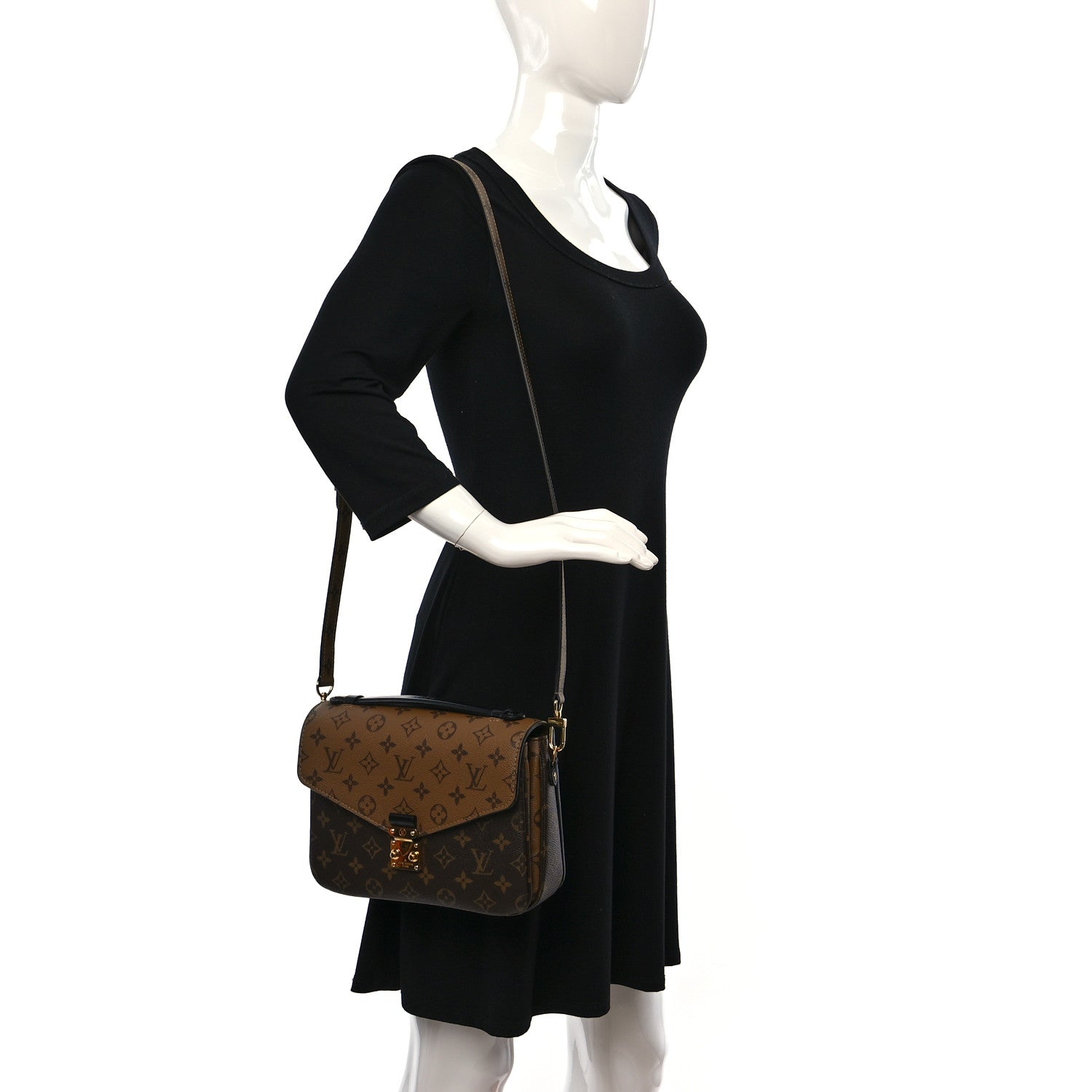 Louis Vuitton Reverse Monogram Pochette Metis 2 of 9