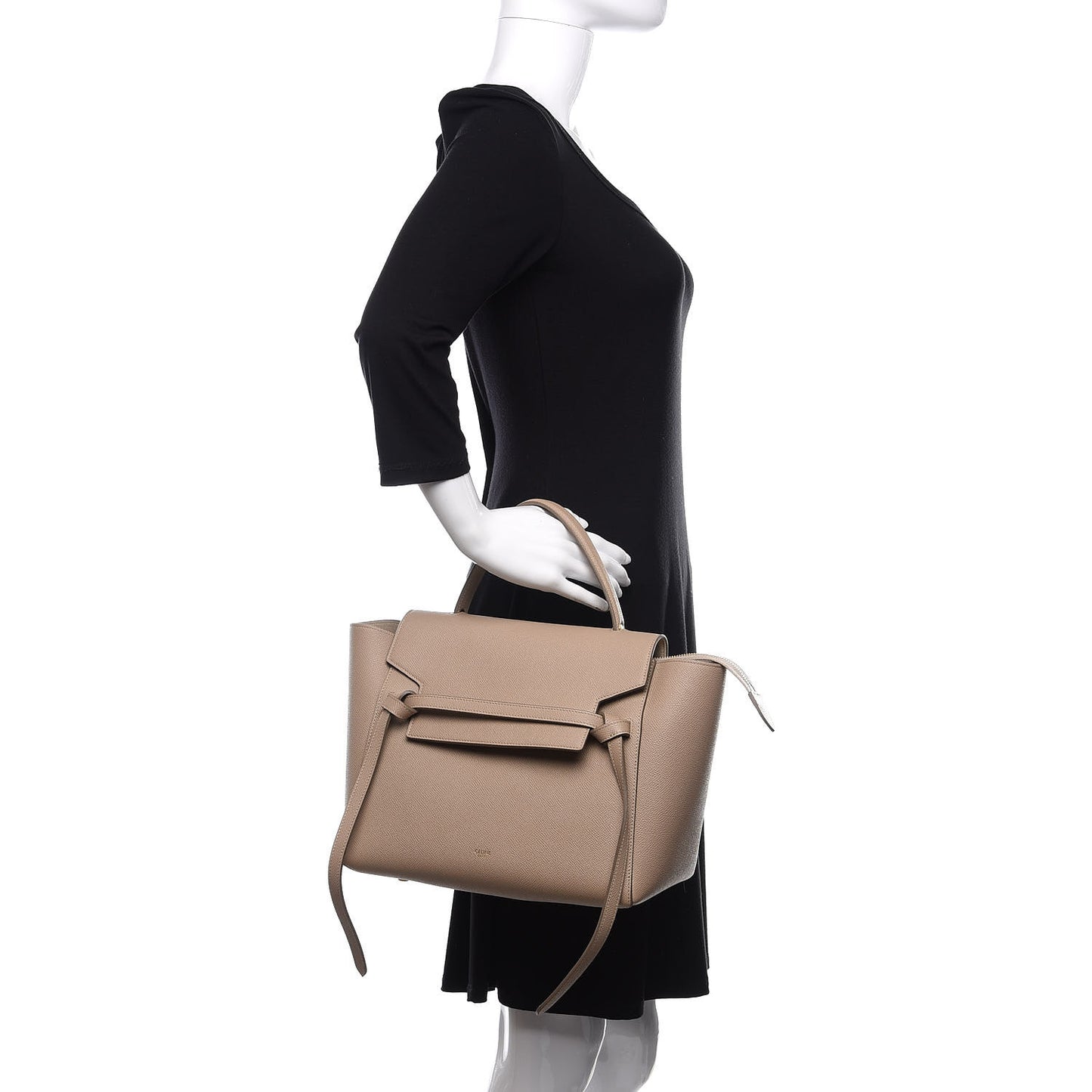 Grained Calfskin Mini Belt Bag Dune