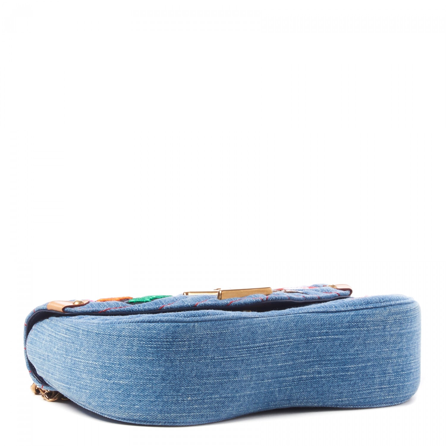 Louis Vuitton Denim New Wave Chain MM Blue 4 of 8