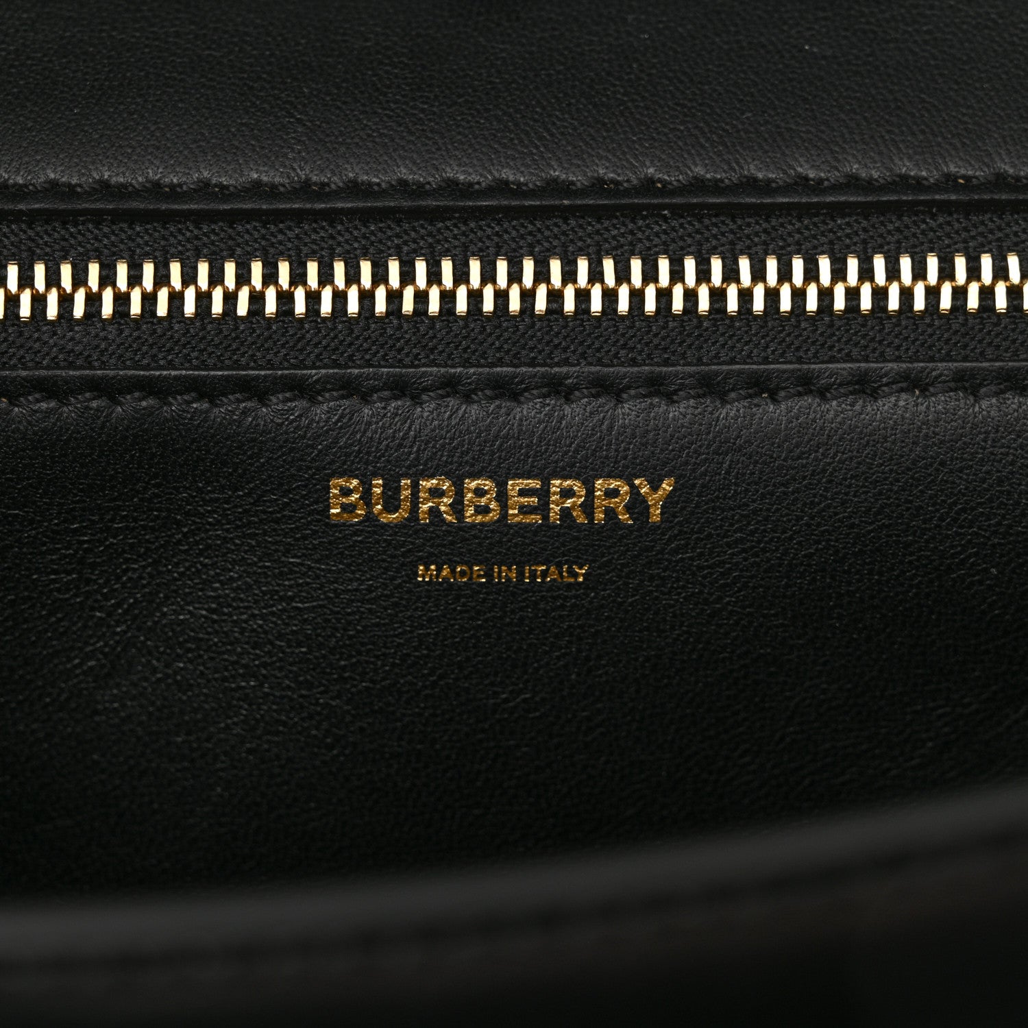 Burberry Grained Calfskin Medium TB Bag Black 6 of 14