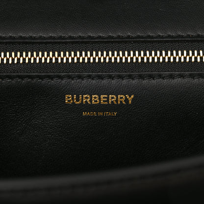 Burberry Grained Calfskin Medium TB Bag Black 6 of 14