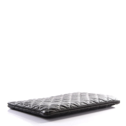 Chanel Caviar Quilted Medium Cosmetic Case Charcoal 3 of 10