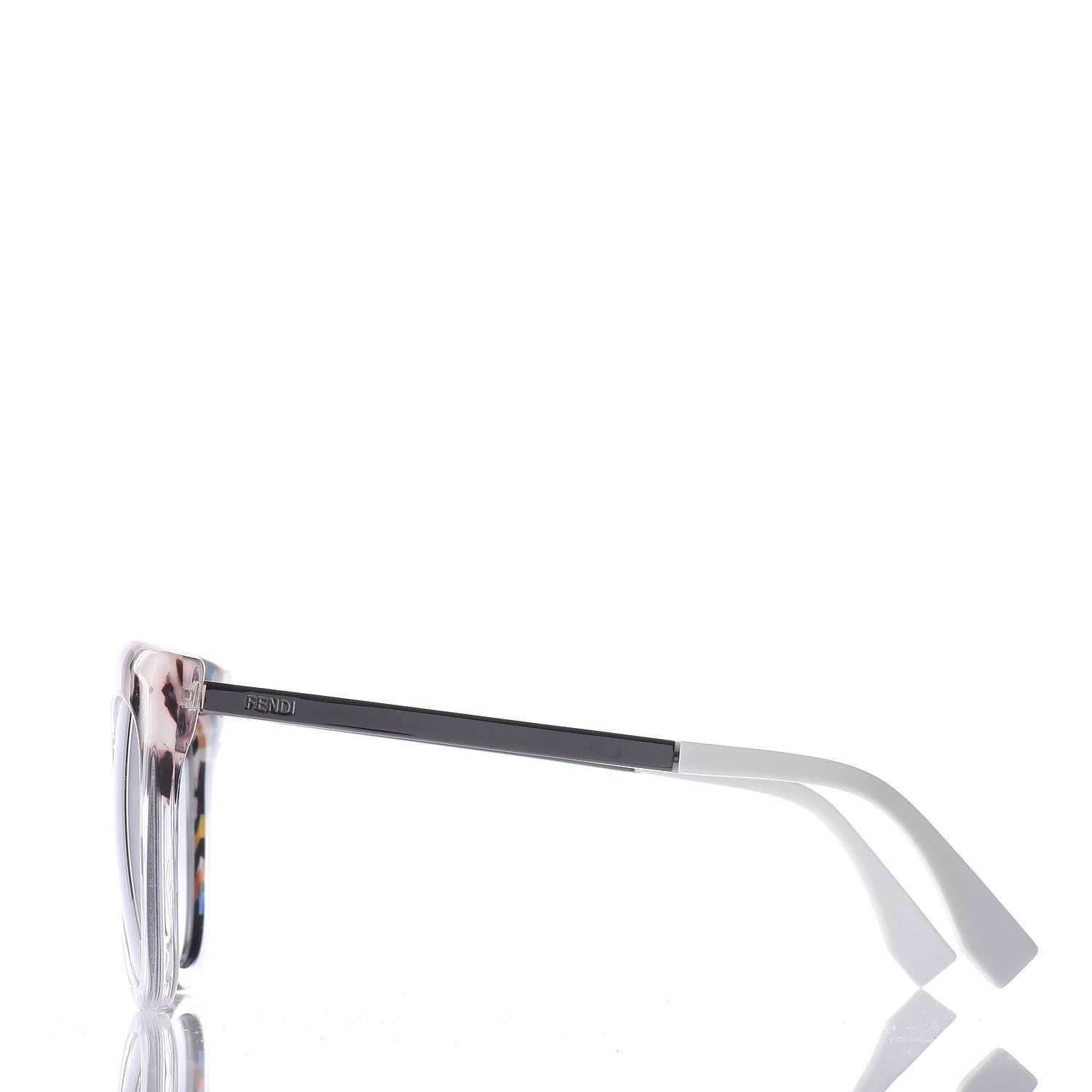 Fendi Oversized Jungle Sunglasses FF 0179/S Transparent Honey 3 of 6