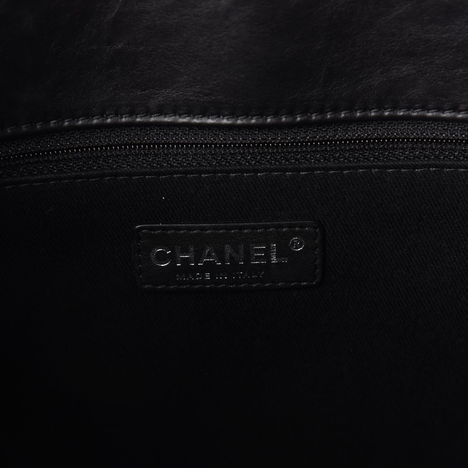 Chanel Aged Calfskin Quilted Reissue 2.55 Tote Black 6 of 9