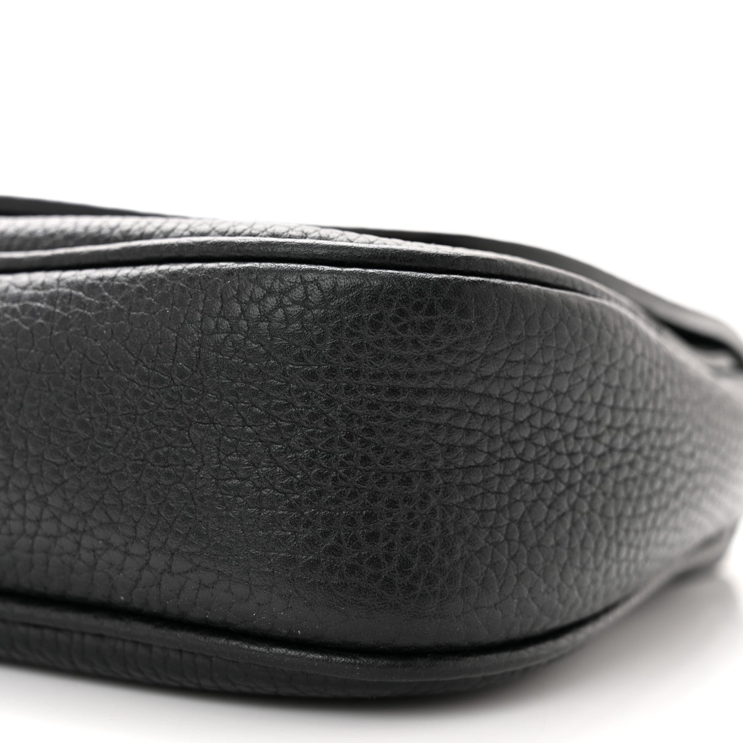 Gucci Pebbled Calfskin Medium Soho Flap Crossbody Black 10 of 10