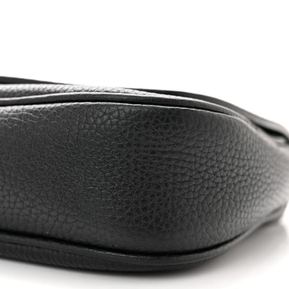 Gucci Pebbled Calfskin Medium Soho Flap Crossbody Black 10 of 10