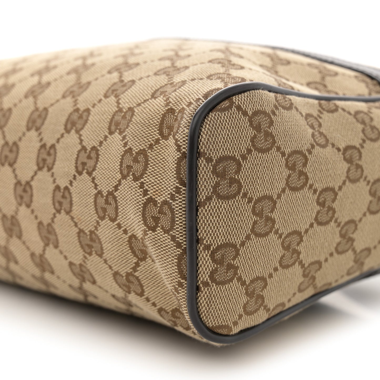 Monogram Dollar Calfskin Large Camera Case Beige Ebony Testa di Moro Marrone Scuro