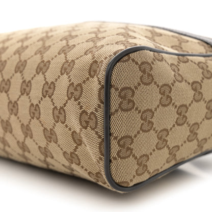 Gucci Monogram Dollar Calfskin Large Camera Case Beige Ebony Testa di Moro Marrone Scuro 10 of 13