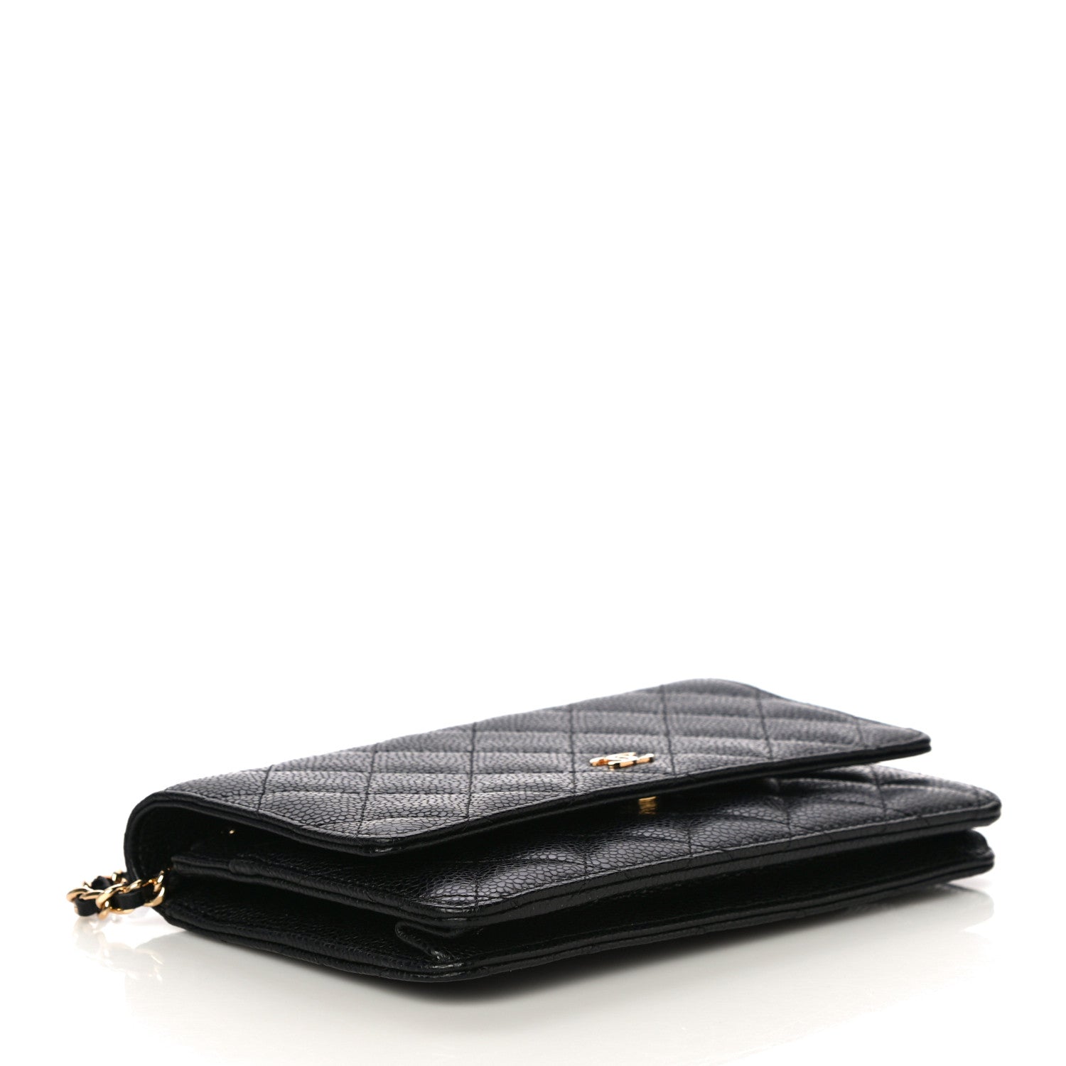 Chanel Caviar Quilted Wallet On Chain WOC Black 4 of 14