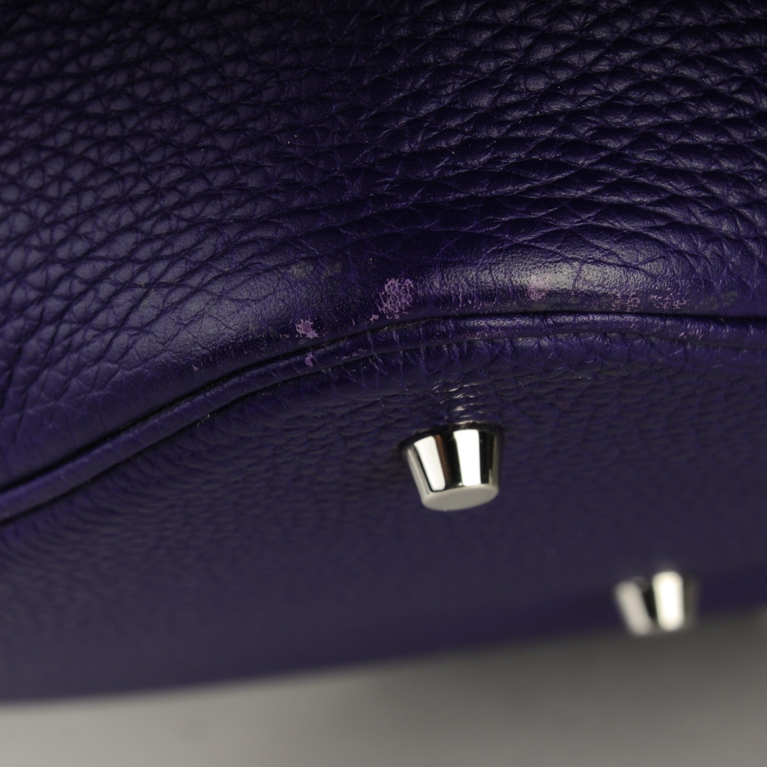 Hermes Taurillon Clemence Picotin Lock 26 GM Iris 9 of 9