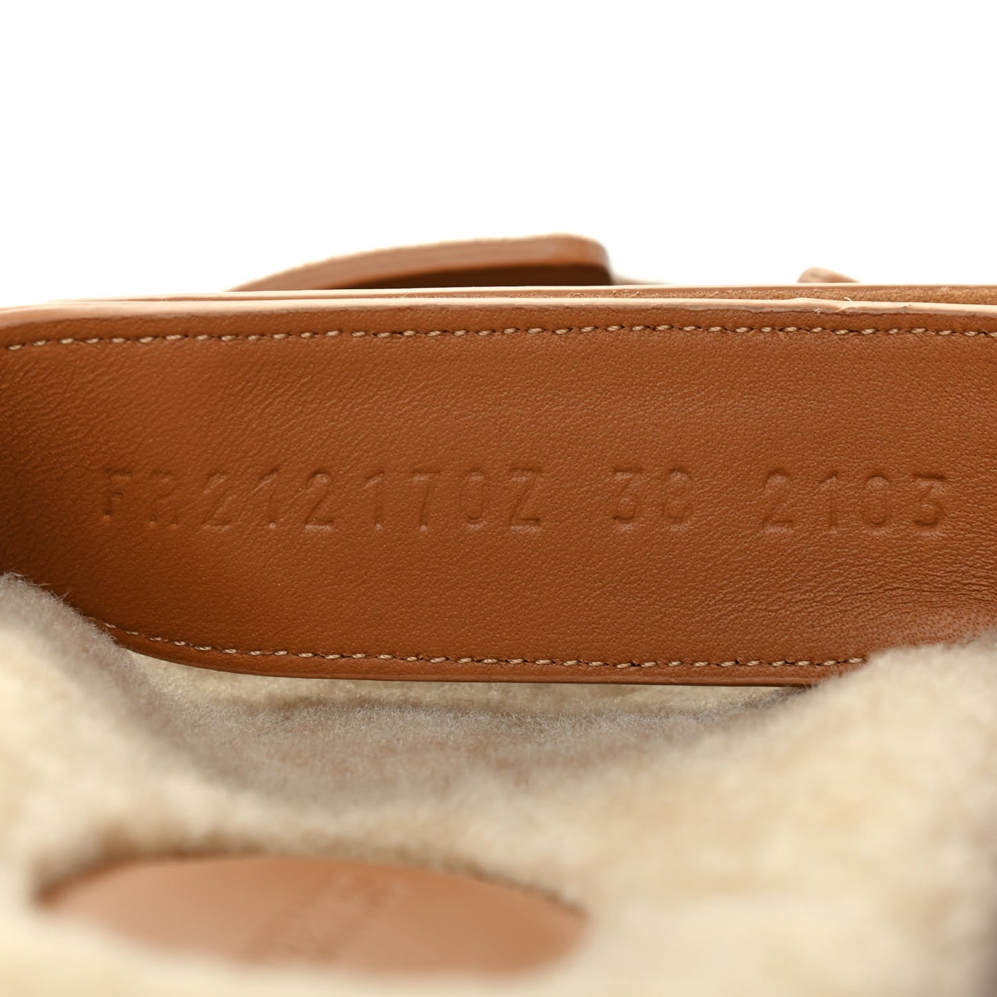 Suede Goatskin Woolskin Womens Chypre Sandals 38 Golden Beige