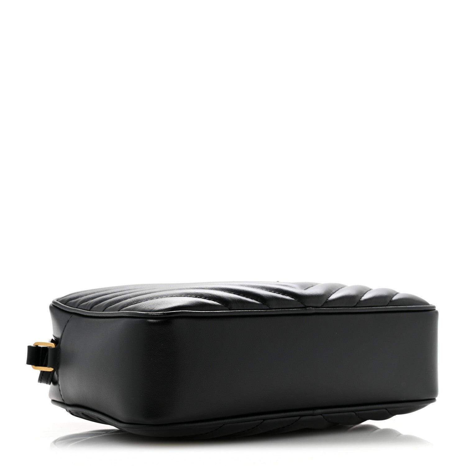 Saint Laurent Calfskin Matelasse Monogram Lou Camera Bag Black 4 of 10