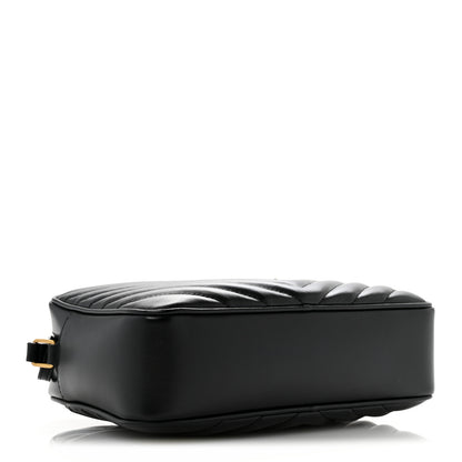 Saint Laurent Calfskin Matelasse Monogram Lou Camera Bag Black 4 of 10