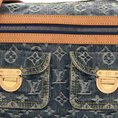 Louis Vuitton Monogram Denim Baggy PM Blue 7 of 9