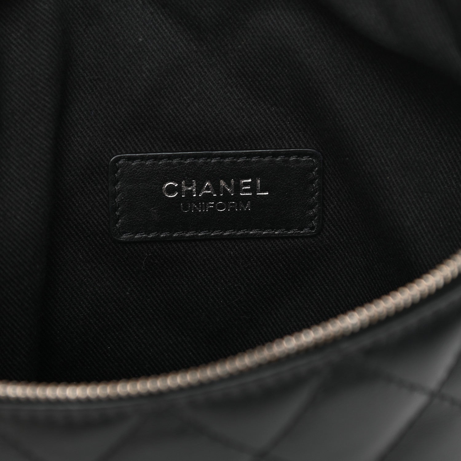 Chanel Lambskin Quilted Waist Belt Bag Black 6 of 14