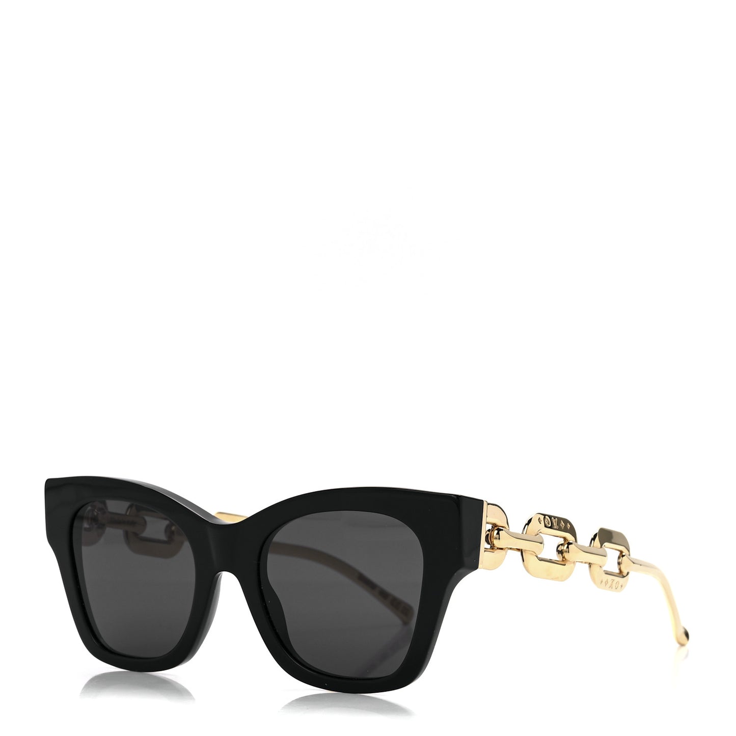 Acetate Metal LV Edge Sunglasses Z1631E Black