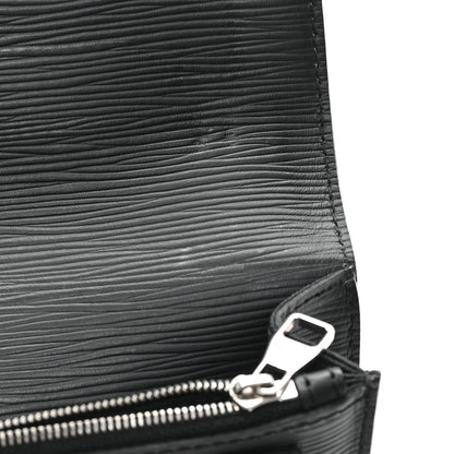 Louis Vuitton Epi Pochette Sellier Dragonne Clutch Black 8 of 8