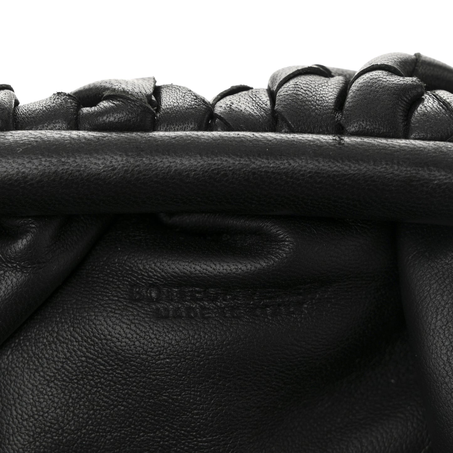 Nappa Intrecciato The Mini Pouch Black