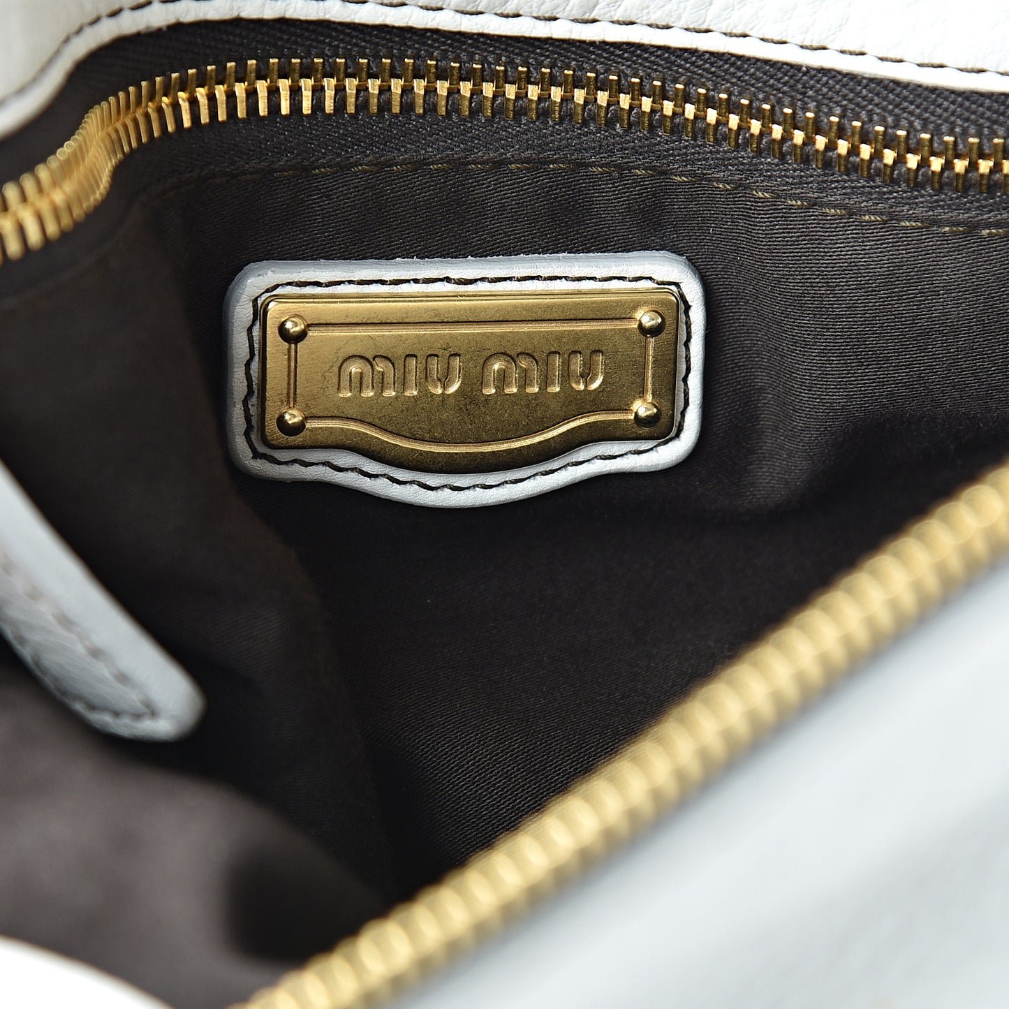 Vitello Bow Bag White