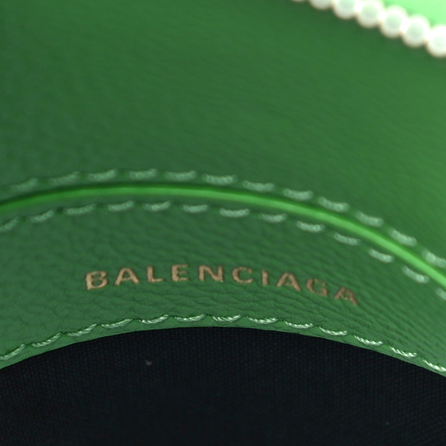Balenciaga Grained Calfskin XXS Ville Top Handle Bag Light Green Fuchsia 6 of 9